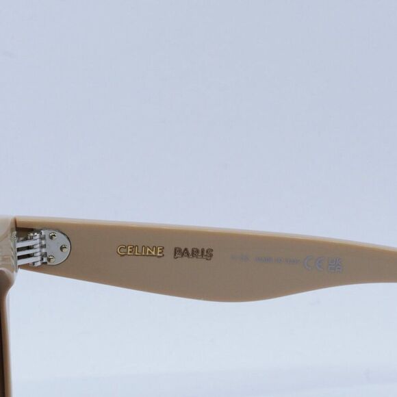NEW CELINE CL4005FN 57Z BEIGE/SMOKE SUNGLASSES - Picture 6 of 11